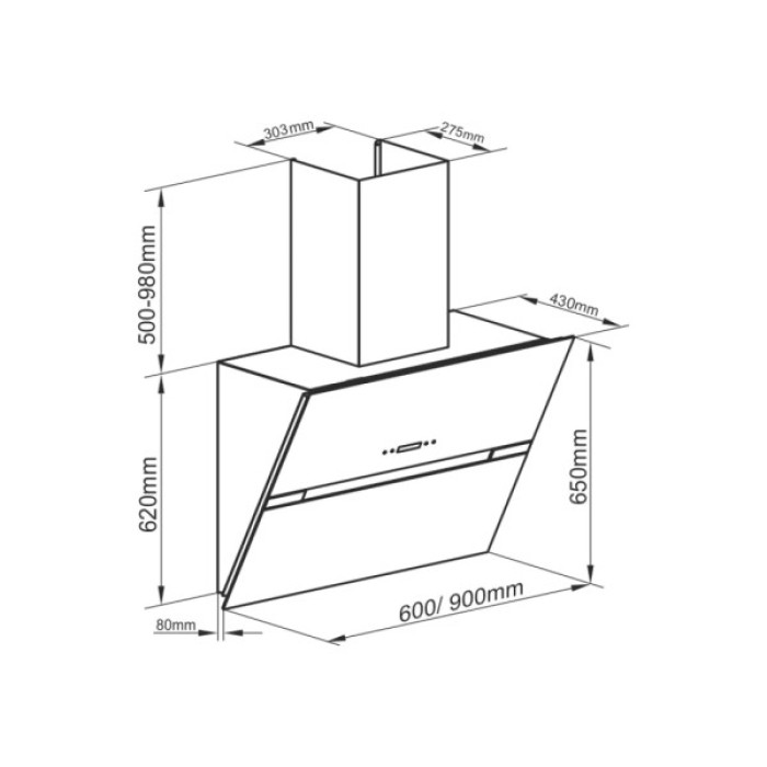 Витяжка кухонна Kaiser AT6407NF (AT 6407 N F)