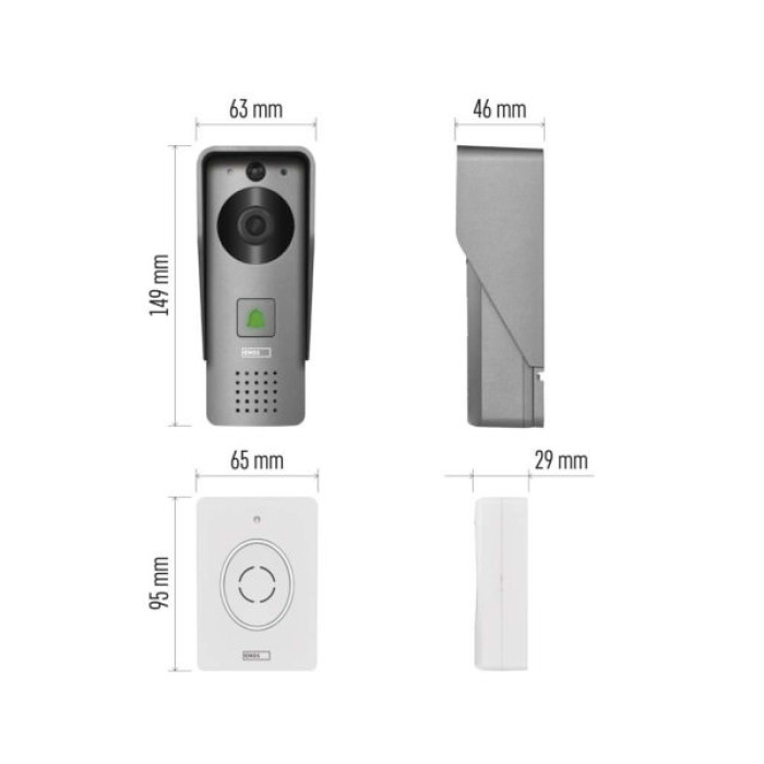 Відеодомофон EMOS GoSmart video Wi-Fi (H4031)