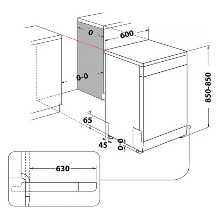Посудомийна машина Whirlpool W7F HP33 A