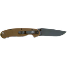 Ніж Ontario Knife RAT II AUS-8 Coyote Brown, Black Blade (ON8861CB)