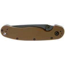 Ніж Ontario Knife RAT II AUS-8 Coyote Brown, Black Blade (ON8861CB)