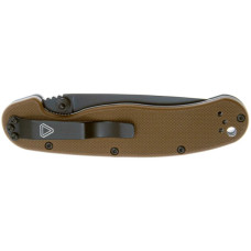 Ніж Ontario Knife RAT II AUS-8 Coyote Brown, Black Blade (ON8861CB)