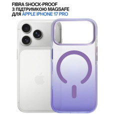 Чохол до мобільного телефона BeCover FIBRA Shock-Proof MagSafe Apple iPhone 17 Pro Light Purple (715464)