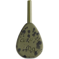 Грузило Brain In-Line Flat Lead 42g 2шт/уп Green (1858.32.03)