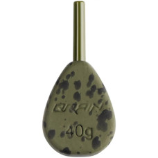 Грузило Brain In-Line Flat Lead 42g 2шт/уп Green (1858.32.03)