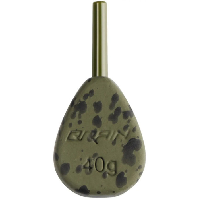 Грузило Brain In-Line Flat Lead 42g 2шт/уп Green (1858.32.03)