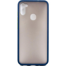 Чохол до мобільного телефона Dengos Matt Samsung Galaxy M11, blue (DG-TPU-MATT-48) (DG-TPU-MATT-48)