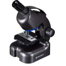 Мікроскоп Bresser Junior CM-04 100x-900x Black з набором для дослідів і адаптером для смартфона (14951) (931504)