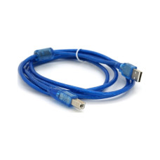 Кабель для принтера USB 2.0 AM/BM 1.8m ferrite blue Ritar (YT-AM/BM-1.8TBL)