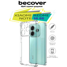 Чохол до мобільного телефона BeCover Anti-Shock Xiaomi Redmi Note 14 4G Clear (713035)