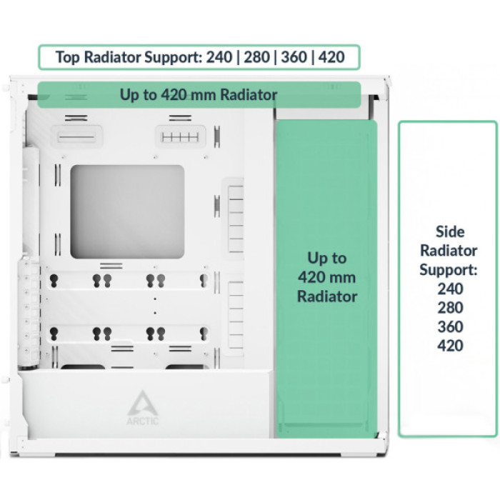 Корпус Arctic XTENDERVG W (ACPCC00017A)