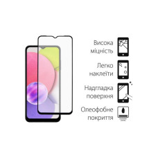 Чохол до мобільного телефона Dengos Kit for Samsung Galaxy A03s case + glass (Black) (DG-KM-24)