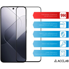 Скло захисне ACCLAB Full Glue Xiaomi 14 Black (1283126591280)