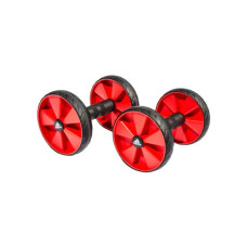 Ролик для преса Adidas Core Rollers ADAC-11604 One Size Чорний/Червоний (885652003681)