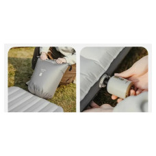 Матрац надувний Naturehike CNK2450WS034, 198х68х9.5 см, білий, із мішком для надування (6975641888048)