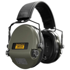 Навушники для стрільби Sordin Supreme Pro-X SFA зі шкіряним оголівям Green (74502-06-S)