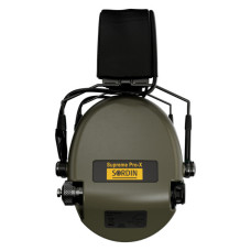 Навушники для стрільби Sordin Supreme Pro-X SFA зі шкіряним оголівям Green (74502-06-S)