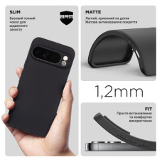 Чохол до мобільного телефона Armorstandart Matte Slim Fit Google Pixel 10 Pro XL 5G Black (ARM87256)