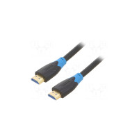 Кабель мультимедійний HDMI M to HDMI M 1.0m 4K60Hz black Vention (AAGBF)