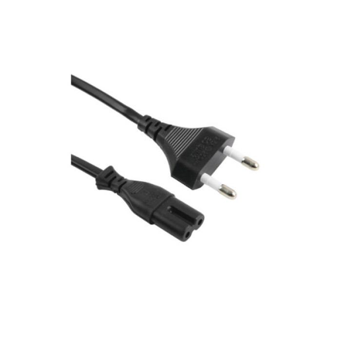 Кабель живлення C7 1.2m 0.5mm2 Merlion (PC-184/2 CEE7/16-C7-CCA12)