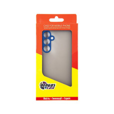 Чохол до мобільного телефона Dengos Samsung Galaxy A55 5G + Glass Blue (DG-KM-93)