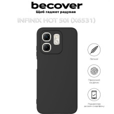 Чохол до мобільного телефона BeCover Infinix Hot 50i (X6531) Black (712497)