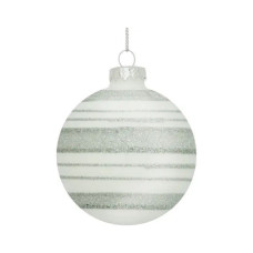 Ялинкова іграшка House Of Seasons Скляні кульки 3 шт D7 см Срібні (8718861801569)