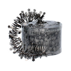 Мішура Chomik декоративна із зірками 7 м, графітов (5900779853348_2)