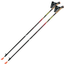 Палиці для скандинавської ходи Gabel FX-75 Snake Carbon 135 Dual Spike (7008351011350) (DAS303397)