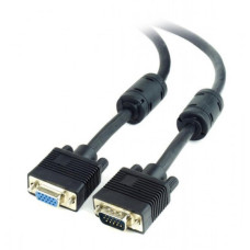Кабель мультимедійний VGA M to VGA F 3.0m Cablexpert (CC-PPVGAX-10B)