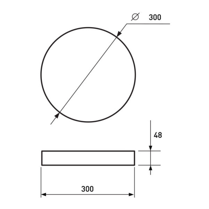 Світильник Eurolamp Easy click 30W 4000K (LED-NLR-30/40(GM))