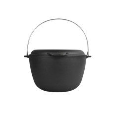 Котел туристичний Brizoll чавунний з кришкою-сковородою10 л (KT10-2)