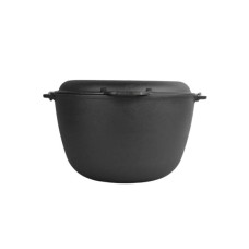 Котел туристичний Brizoll чавунний з кришкою-сковородою10 л (KT10-2)