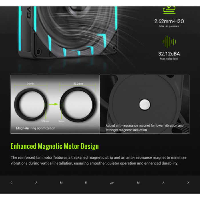 Кулер до процесора Gamemax HAILSTORM 360 BK