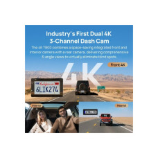 Відеореєстратор Xiaomi 70mai Dash Cam 4K T800-2 2562Gb Premium Set (1182547)