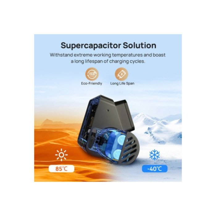 Відеореєстратор Xiaomi 70mai Dash Cam 4K T800-2 2562Gb Premium Set (1182547)