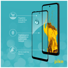 Скло захисне Piko Full Glue MOTO E30/E40 Black (1283126545825)