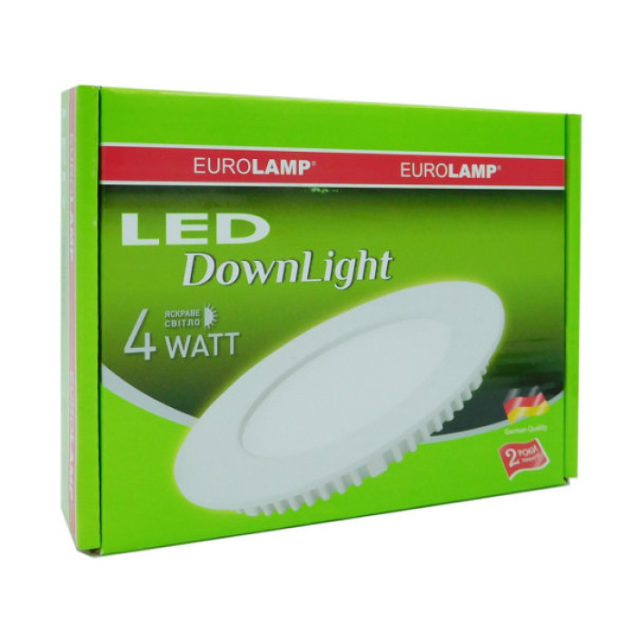Світильник Eurolamp Downlight 4W 4000K (LED-DLR-4/4)