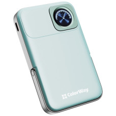 Батарея універсальна ColorWay 10 000 mAh PD/22.5W, 15W MagSafe & Watch Wireless Aquamarine (CW-PB100LPA2MT-WPDD)