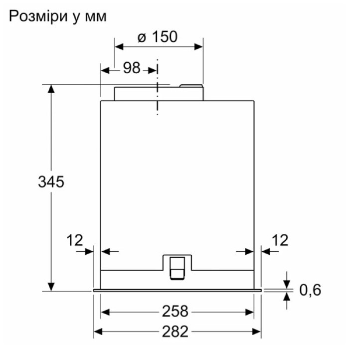 Витяжка кухонна Bosch DLN56AC60