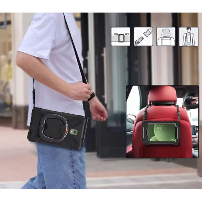 Чохол до планшета BeCover Heavy Duty Samsung Galaxy Tab Active 3 SM-T570/SM-T575/SM-T577 8" Black (713450)