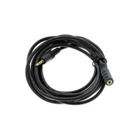 Кабель мультимедійний 3.5mm M to 3.5mm F 5.0m Value (B00344)