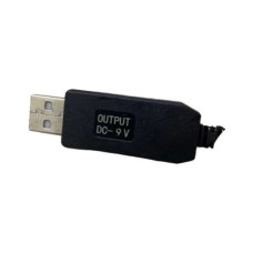 Кабель живлення USB to DC 5.5x2.1mm 9V 1.0m black Power Boost (1070990)