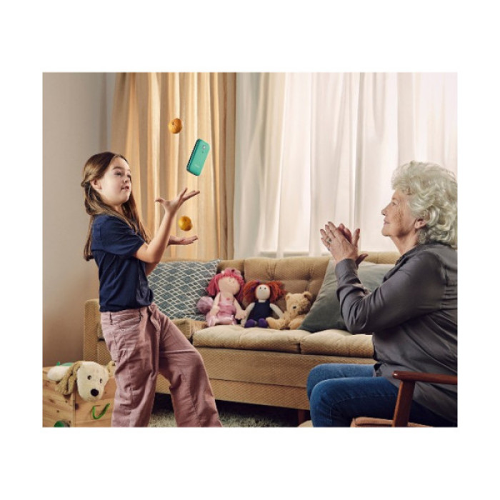 Мобільний телефон Panasonic KX-TU400 Turquoise (KX-TU400EXC)