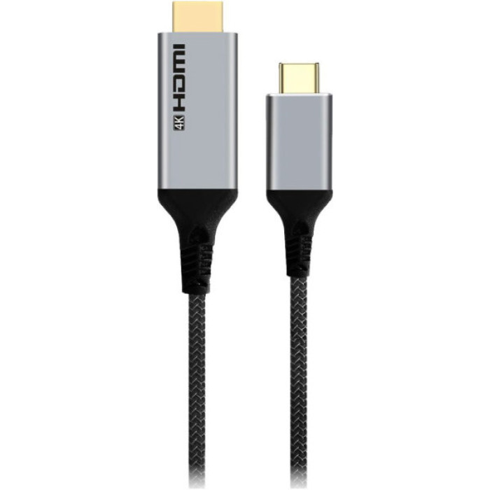 Кабель мультимедійний USB-C to HDMI M 1.8m 4K60Hz Cablexpert (A-CM-HDMIM4K-1.8M)