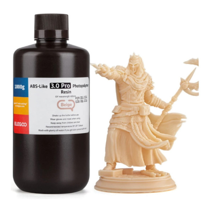 Фотополімерна смола ELEGOO Resin, ABS-like 3.0 1кг, beige (50.103.0195)