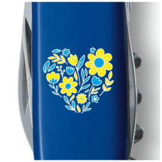 Ніж Victorinox Spartan Ukraine 91 мм Квіткове серце (1.3603.2_T1246u)