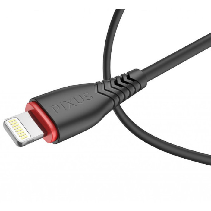 Дата кабель USB 2.0 AM to Lightning 1.0m Start Pixus (4897058531350)