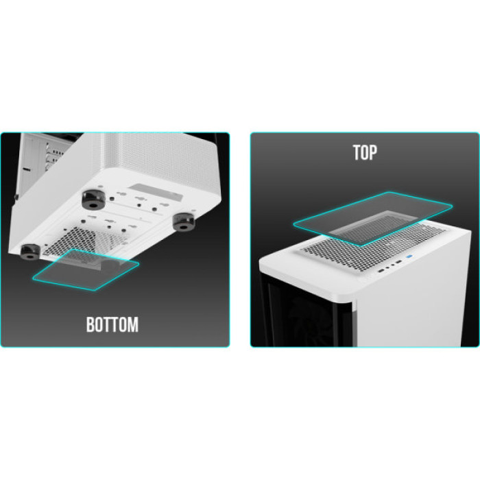 Корпус Gamdias TALOS E3 CG WH (4711514501209)