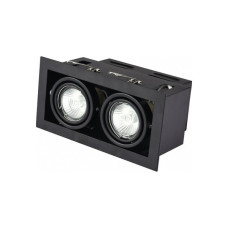 Світильник точковий Eurolamp LED GU10x2 black (LHK2-LED-GU10(black))